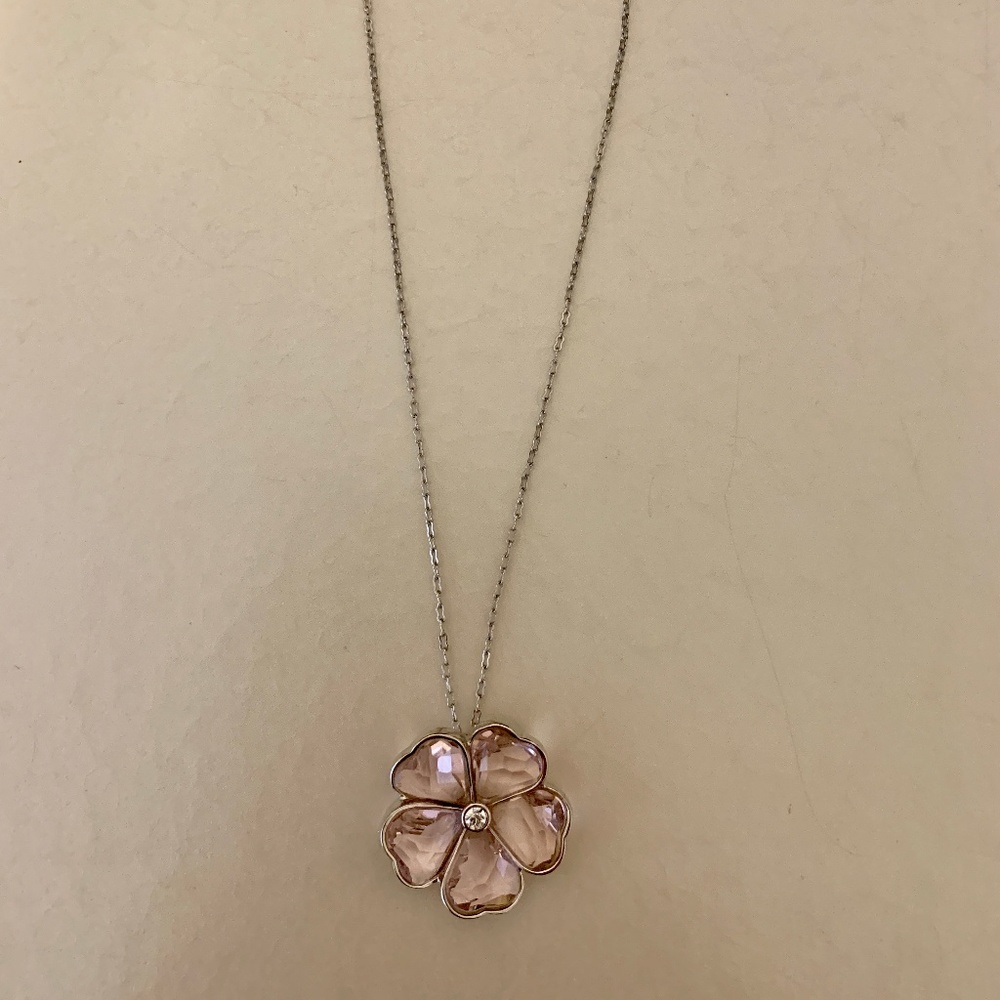 Swarvoski Crystal and Sterling Silver Necklace